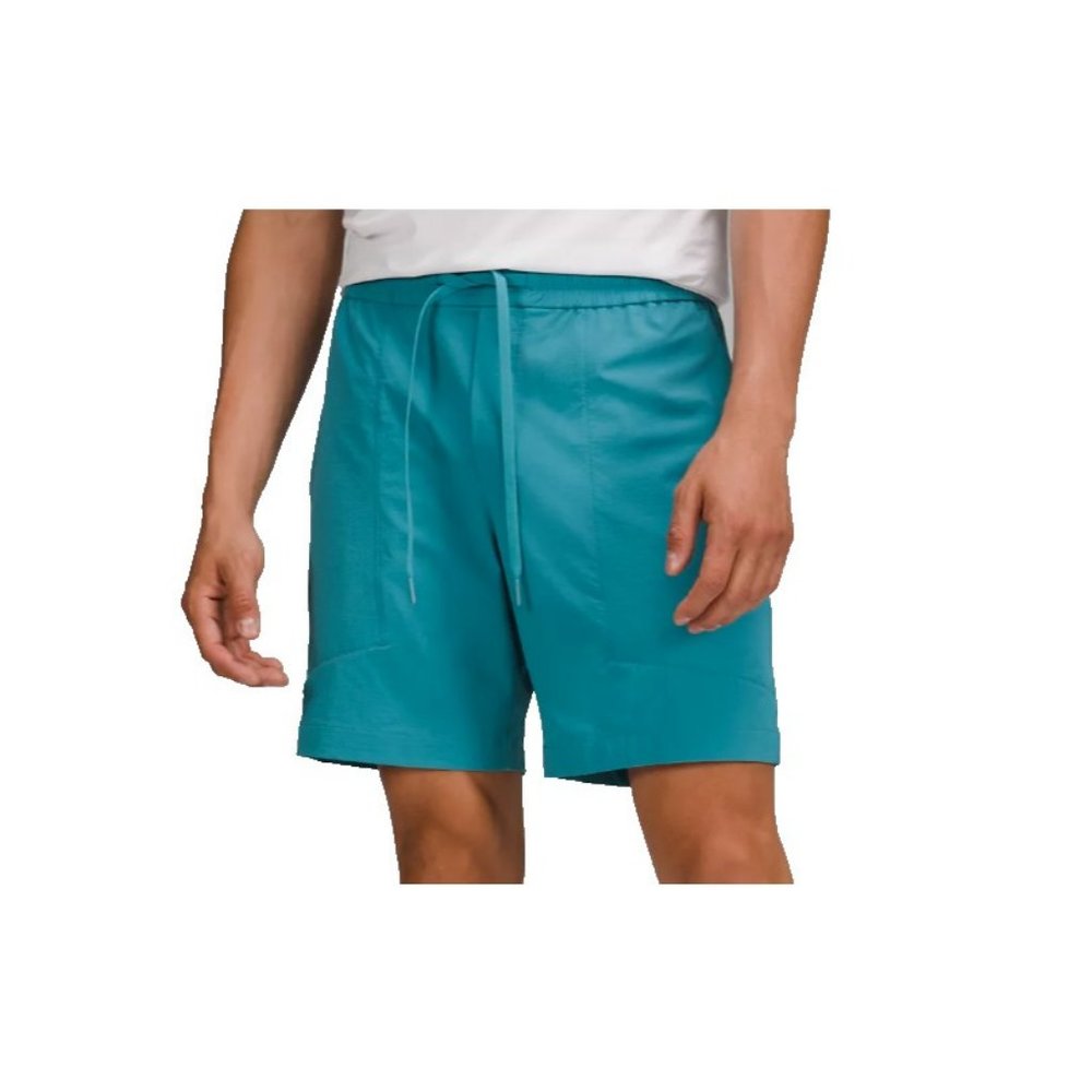 NWT Lululemon Bowline Short 8" Stretch Ripstop US Size L Crest Blue